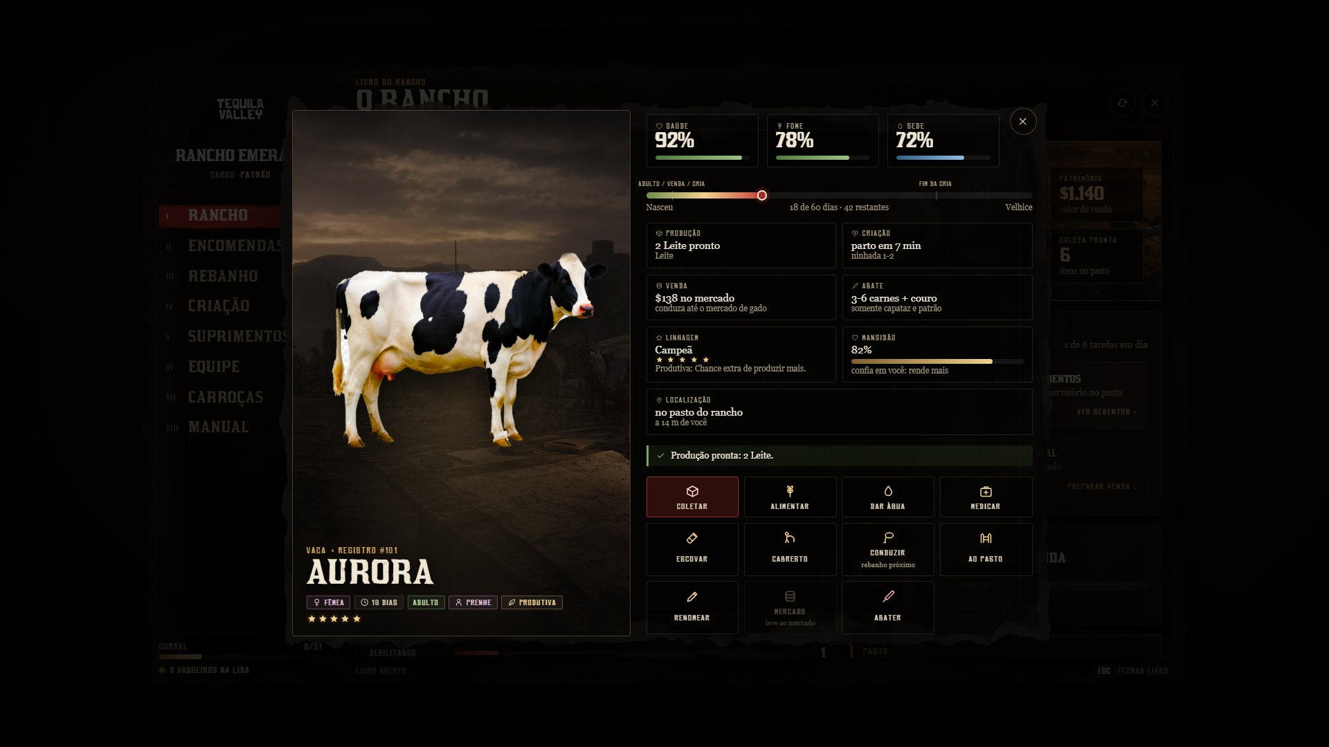 Ficha do animal